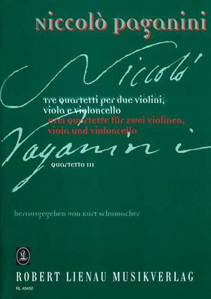Niccolò Paganini: Quartett Nr. 3