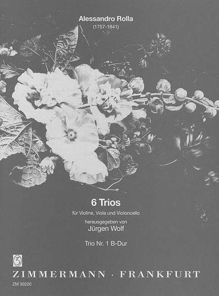 Rolla, A: Six Trios B flat major