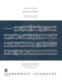 Roman, J H: Sonate e-Moll E minor