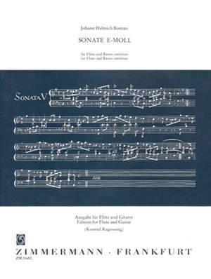Roman, J H: Sonata E minor