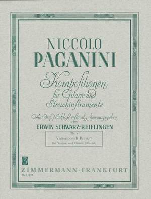 Paganini, N: Variazioni di Bravura 9
