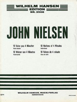John Nielsen: Ten Waltzes For Two Violins Op. 3