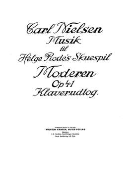 Carl Nielsen_Helge Rode: Moderen