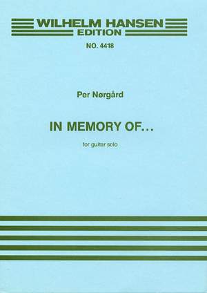 Per Nørgård: In Memory Of...