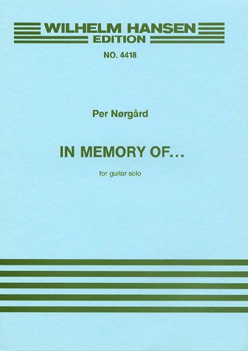 Per Nørgård: In Memory Of...