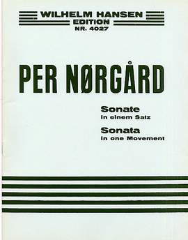 Per Nørgård: Sonata In One Movement For Piano Op.6