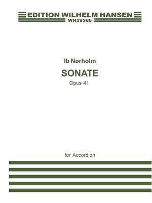 Ib Norholm: Sonata For Accordion Op. 41