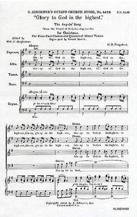 Giovanni Battista Pergolesi: Glory To God In The Highest Organ