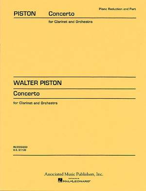 Walter Piston: Clarinet Concerto