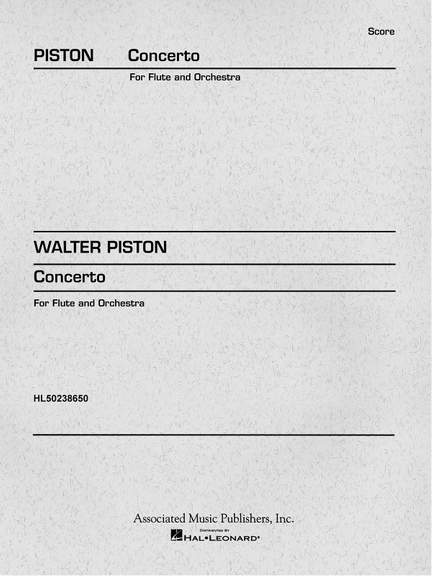 Walter&#x20;Piston&#x3A;&#x20;Concerto&#x20;&#x28;1971&#x29;