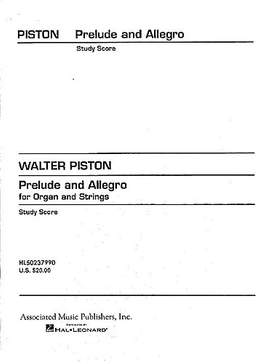 Walter Piston: Prelude & Allegro (1943)