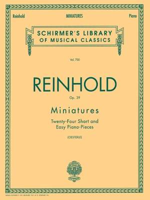 Hugo Reinhold: Miniatures, Op. 39