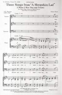 R Rhein: When I Was One And Twenty W/Piano