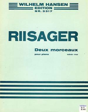 Knudåge Riisager: Two Morceaux For Piano