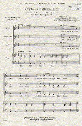 W. Schuman: Orpheus With His Lute ( SSA With Piano )