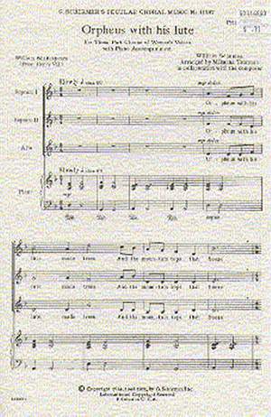 W. Schuman: Orpheus With His Lute ( SSA With Piano )