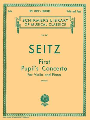 Friedrich Seitz: Pupil's Concerto No. 1 in D