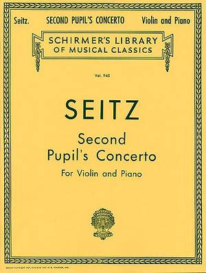 Friedrich Seitz: Pupil's Concerto No. 2 in G Major, Op. 13