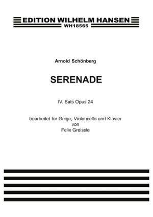 Arnold Schönberg: Serenade Op. 24