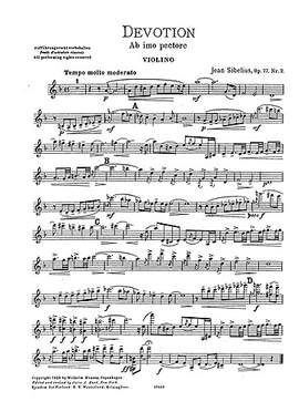 Jean Sibelius_Jean Sibelius: Devotion Op.77 No.2