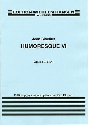 Jean Sibelius: Humoresque VI Op. 89d