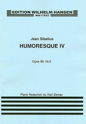 Jean Sibelius: Humoresque IV Op. 89b