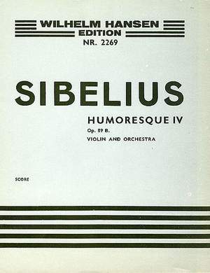 Jean Sibelius: Humoresque IV Op. 89b