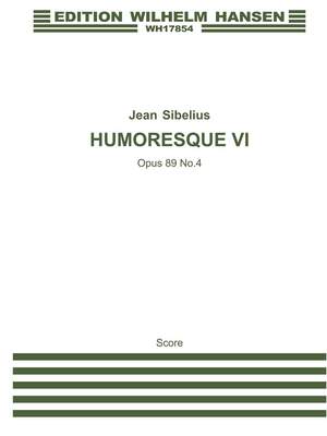 Jean Sibelius: Humoresque VI Op. 89d