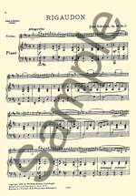 Jean Sibelius: Rigaudon Op.78 No.4 Product Image