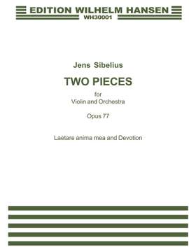 Jean Sibelius: Two Pieces For Violin And Orchestra