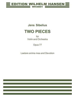 Jean Sibelius: Two Pieces For Violin And Orchestra