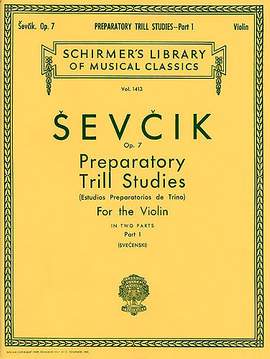 Otakar Sevcik: Preparatory Trill Studies, Op. 7 - Book 1