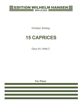 Christian Sinding: Fifteen Caprices Op. 44 Book 2