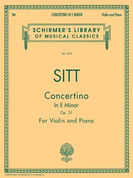 Hans Sitt: Concertino in E Minor, Op. 31