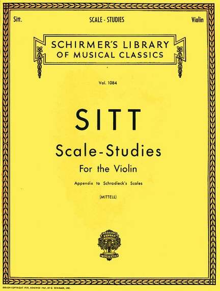 Hans Sitt: Scale Studies for Violin