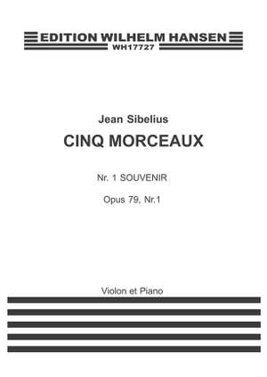 Jean Sibelius: 6 Pieces Nr. 1 Souvenir Op. 79