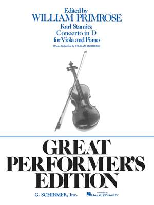 Carl Stamitz: Concerto in D, Op. 1