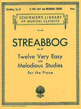 Louis Streabbog: 12 Very Easy and Melodious Studies, Op. 63