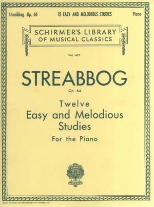 Louis Streabbog: 12 Easy and Melodious Studies, Op. 64 (Grade 2)