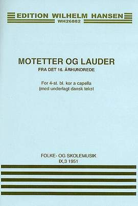 S. Sorensen: Motets From The 16th Century (Motetter Og Lauder)