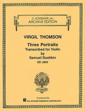 Virgil Thomson: 3 Portraits