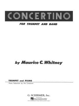 Maurice C. Whitney: Concertino