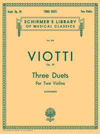 Giovanni Battista Viotti: 3 Duets, Op. 29