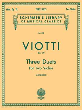 Giovanni Battista Viotti: 3 Duets, Op. 29