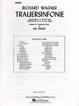 Richard Wagner: Trauersinfonie For Concert Band