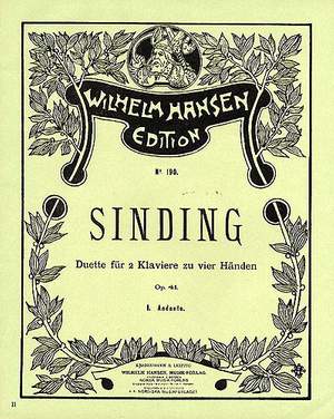 Christian Sinding: Andante Op. 41 No. 1