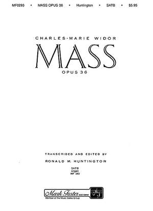 Charles-Marie Widor: Mass, Op. 36