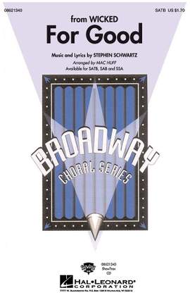 Stephen Schwartz: For Good