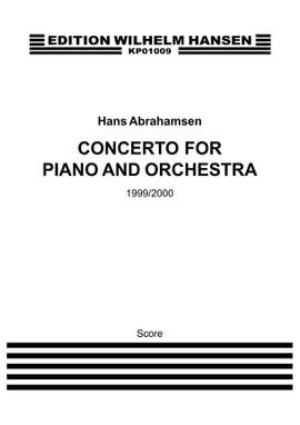 Hans Abrahamsen: Concerto For Piano And Orchestra