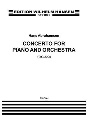 Hans Abrahamsen: Concerto For Piano And Orchestra